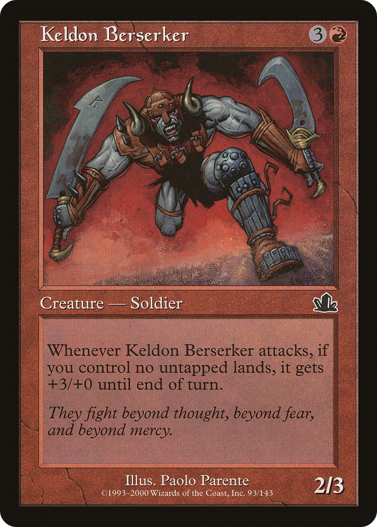 Keldon Berserker (PCY-093) -