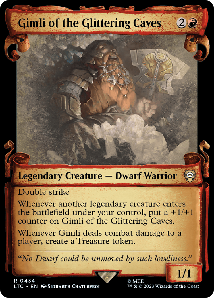 Gimli of the Glittering Caves (LTC-434) - : (Showcase) Foil