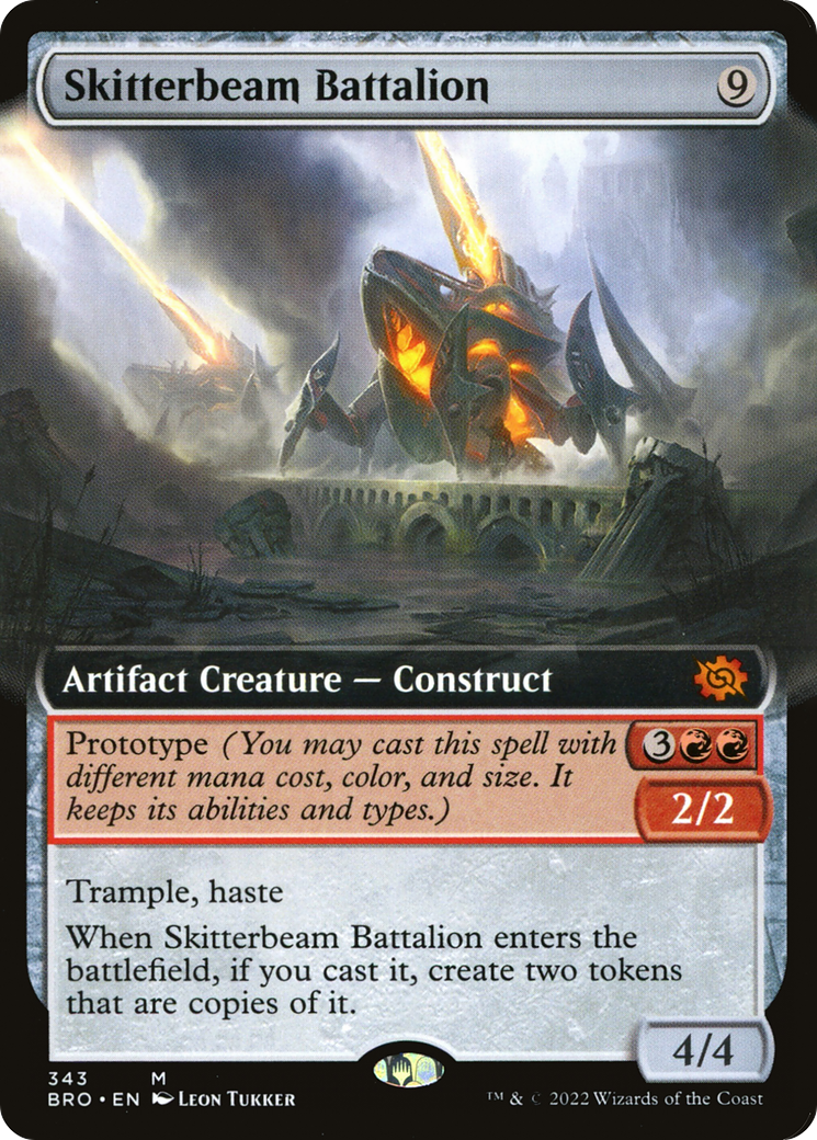 Skitterbeam Battalion (BRO-343) - : (Extended Art) Foil