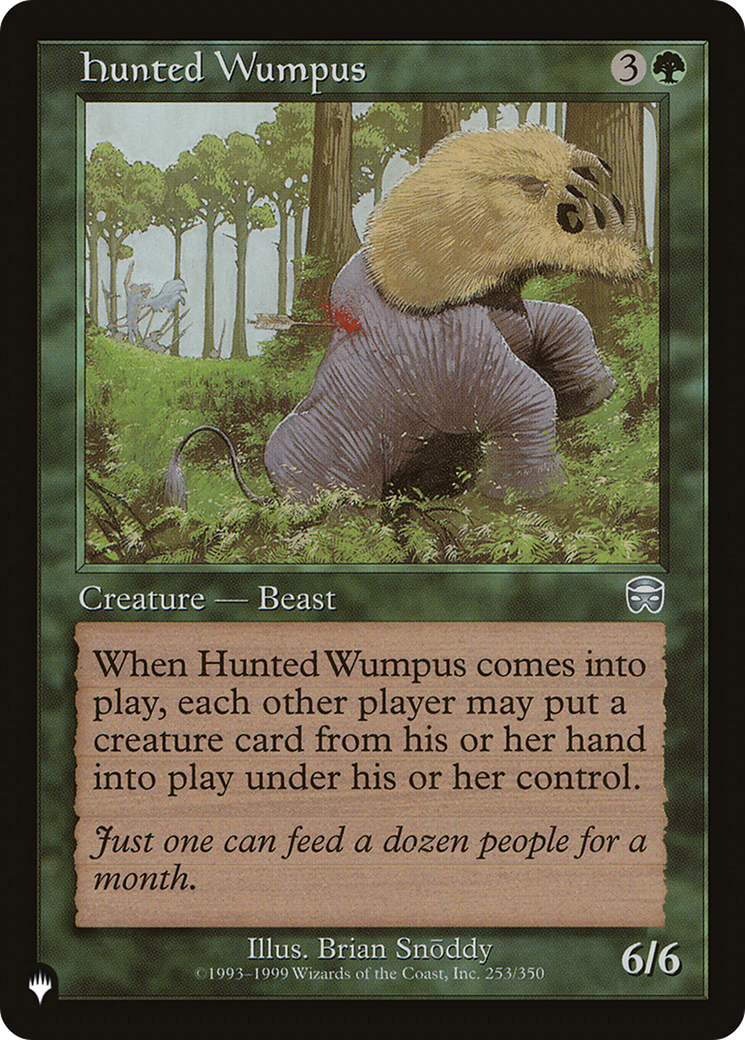 Hunted Wumpus (LIST-MMQ-253) -