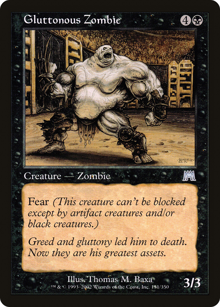 Gluttonous Zombie (ONS-151) -  Foil