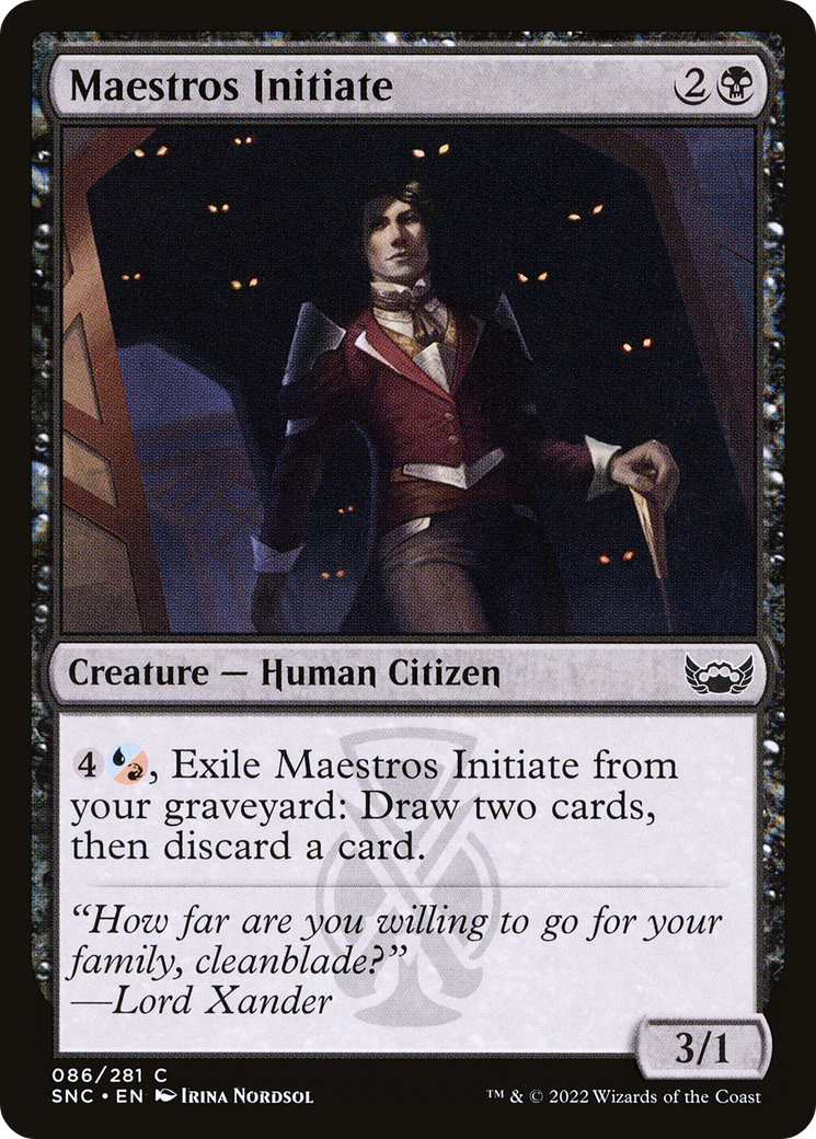 Maestros Initiate (SNC-086) -  Foil