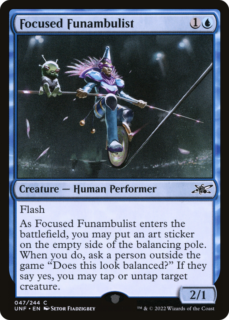 Focused Funambulist (UNF-047) -  Foil