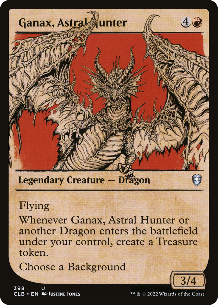 Ganax, Astral Hunter (CLB-398) - : (Showcase) Foil