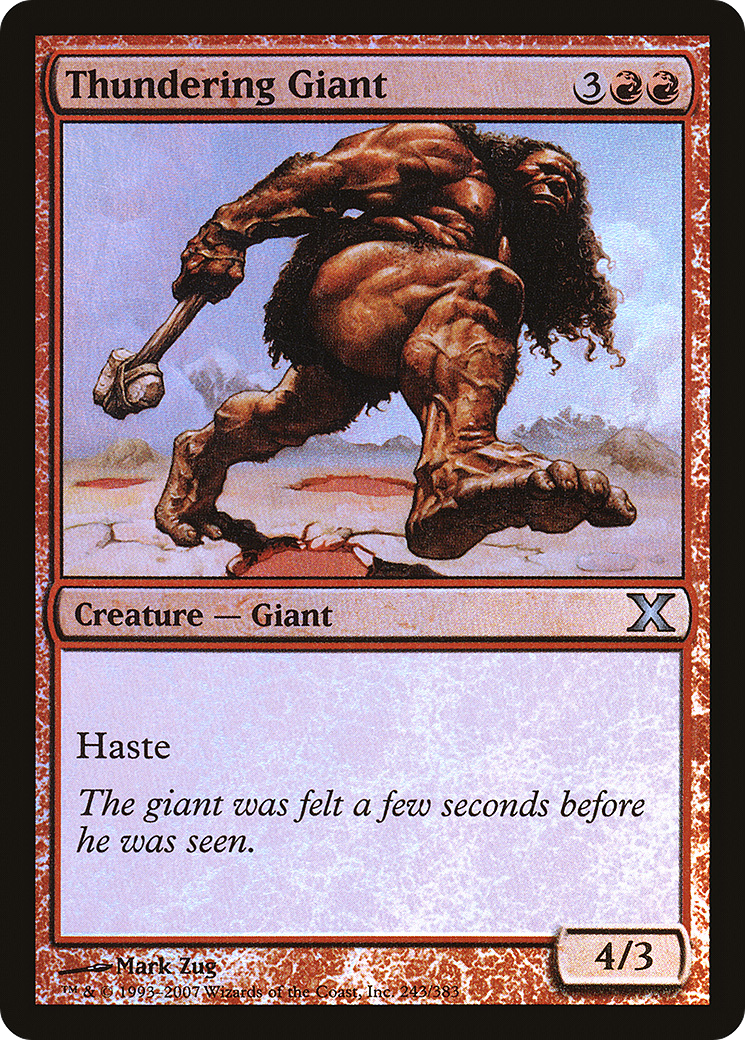 Thundering Giant (10E-243★) -  Foil