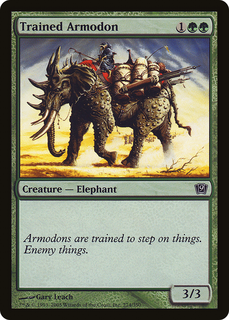 Trained Armodon (9ED-274★) -  Foil