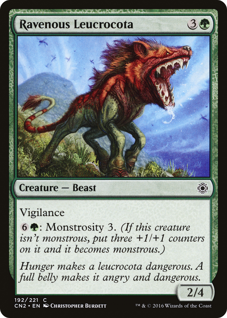 Ravenous Leucrocota (CN2-192) -  Foil