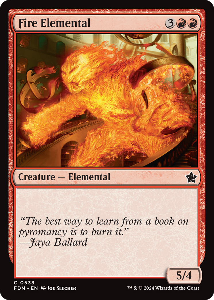 Fire Elemental (FDN-538) -