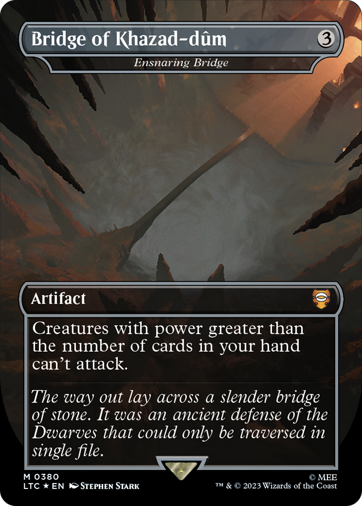 Ensnaring Bridge (LTC-380) -  / Bridge of Khazad-dûm (Borderless) Foil