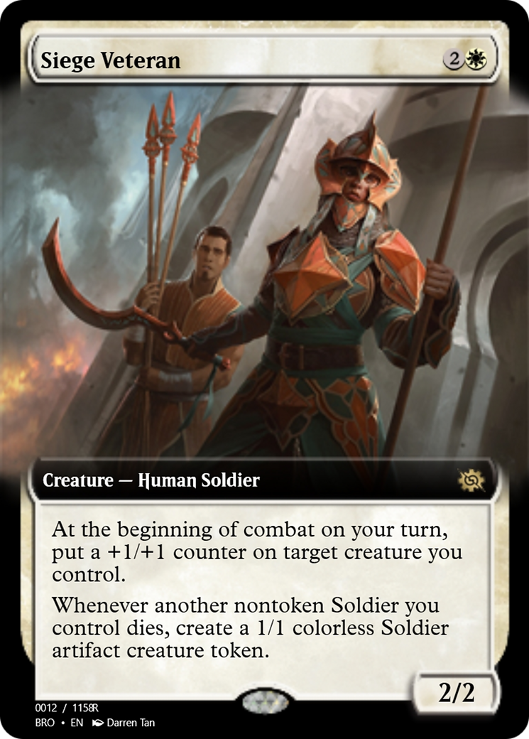 Siege Veteran (PRM-105634) -  Foil