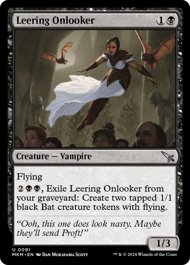 Leering Onlooker (MKM-091) -  Foil