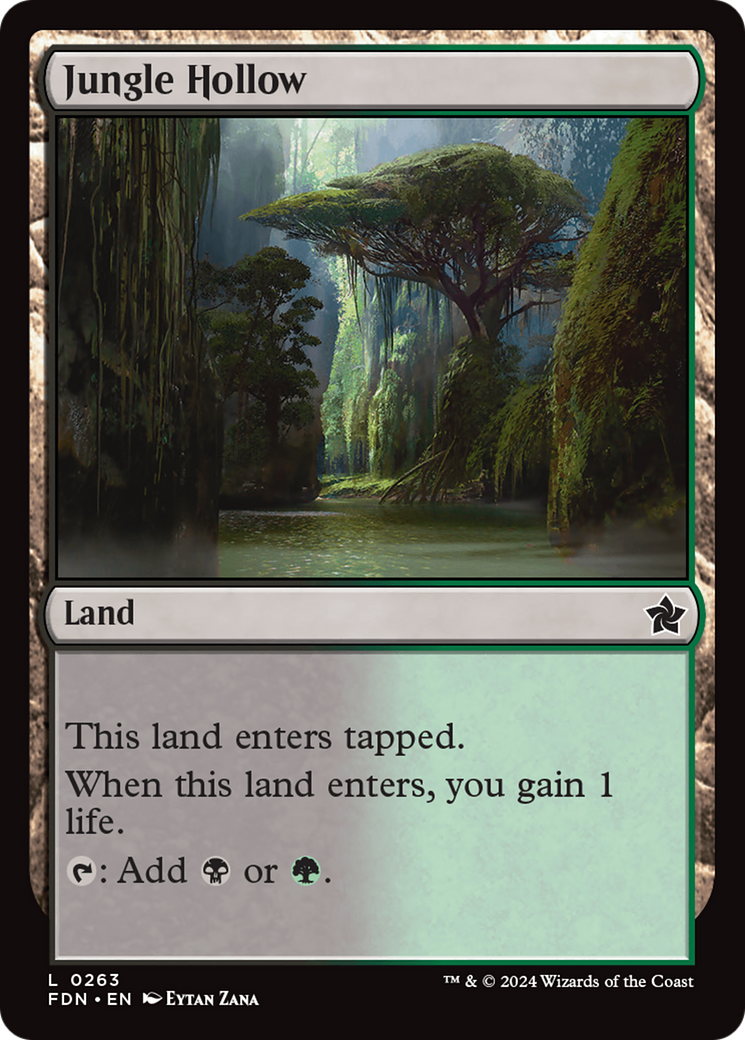 Jungle Hollow (FDN-263) -  Foil