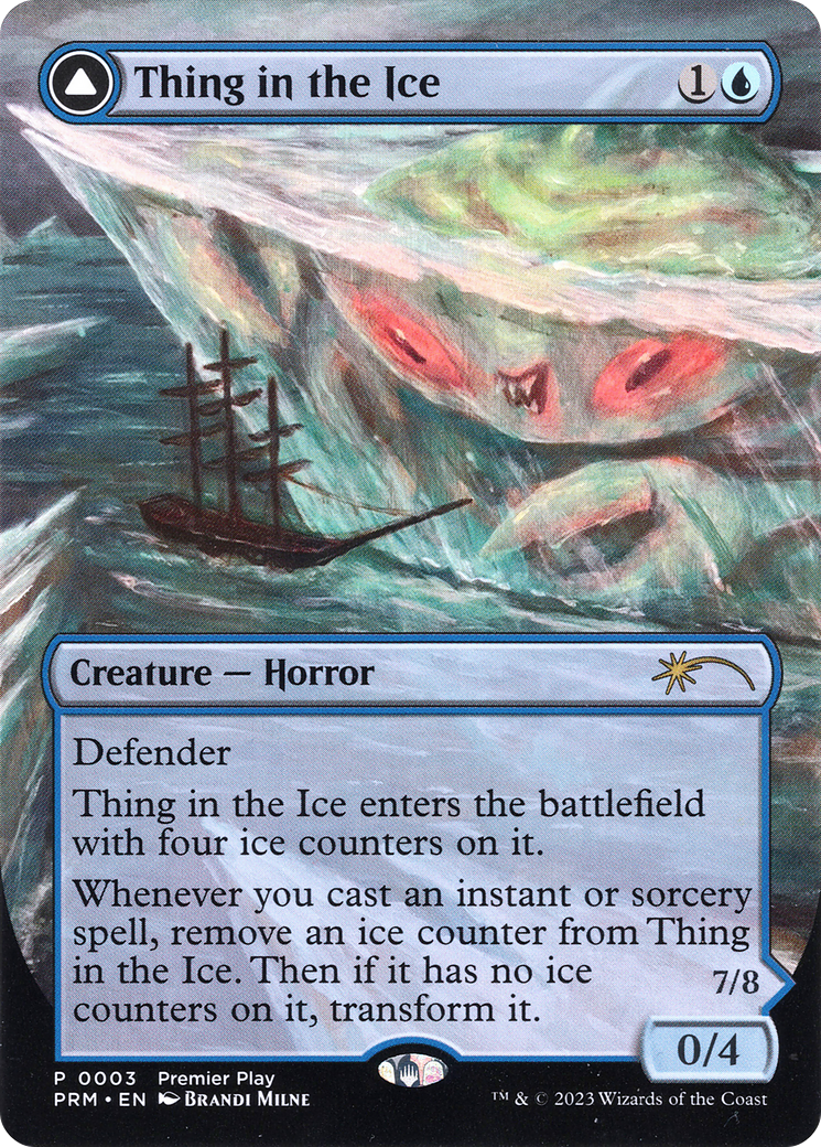 Thing in the Ice // Awoken Horror (PTP-003) - : (convertdfc) (Borderless)