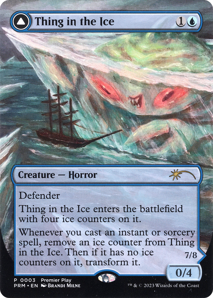 Thing in the Ice // Awoken Horror (PTP-003) - : (convertdfc) (Borderless)