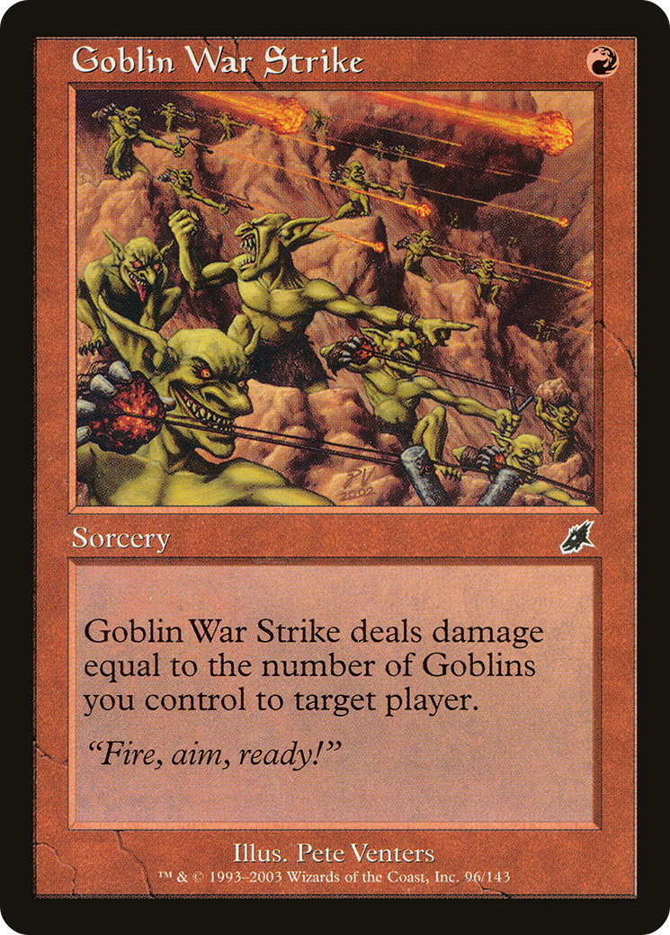 Goblin War Strike (SCG-096) -  Foil