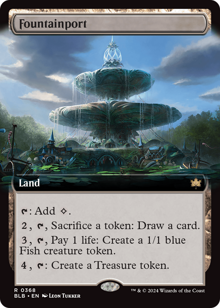 Fountainport (BLB-368) - : (Extended Art) Foil