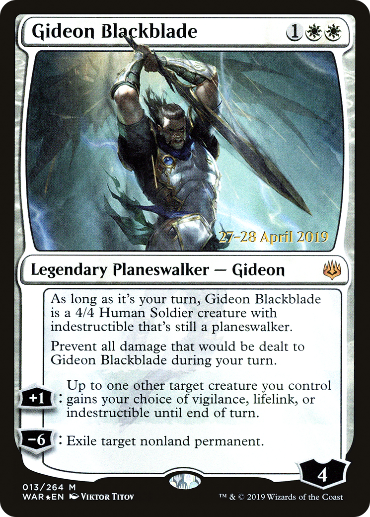 Gideon Blackblade (PRE-13S) -  Foil