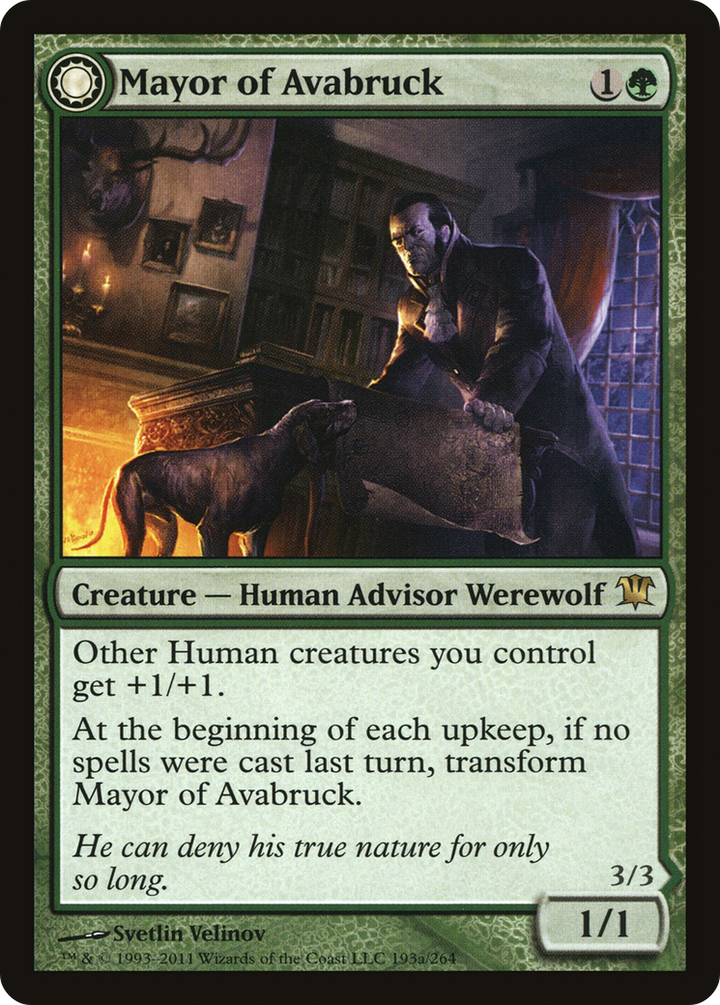 Mayor of Avabruck // Howlpack Alpha (ISD-193) - : (Double Faced Transform)