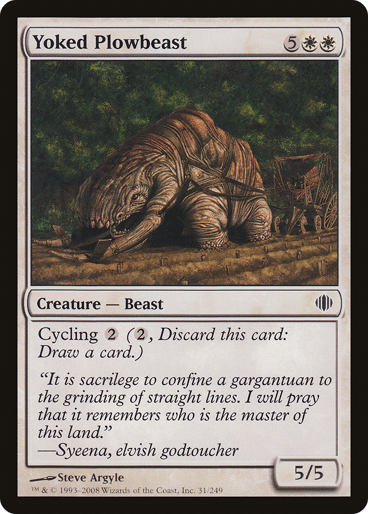 Yoked Plowbeast (ALA-031) -  Foil