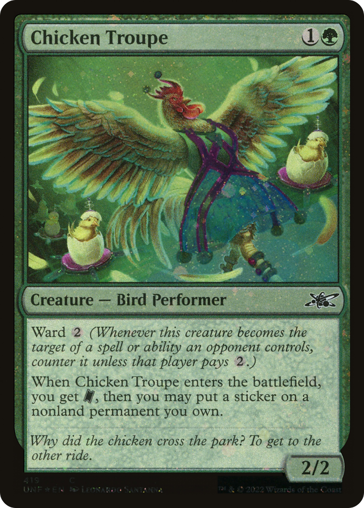 Chicken Troupe (UNF-419) -  Foil