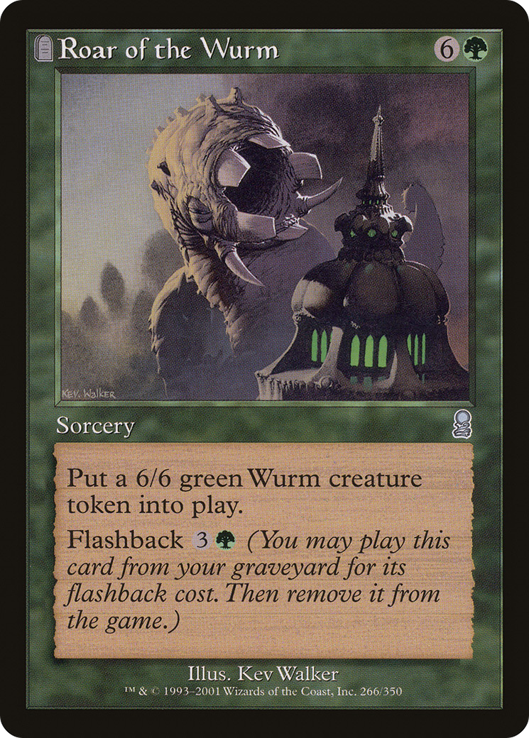 Roar of the Wurm (ODY-266) - : (tombstone)