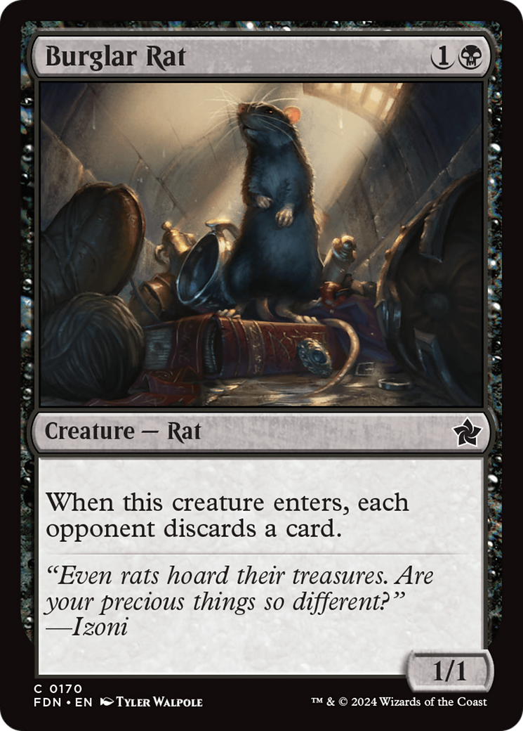 Burglar Rat (FDN-170) -  Foil