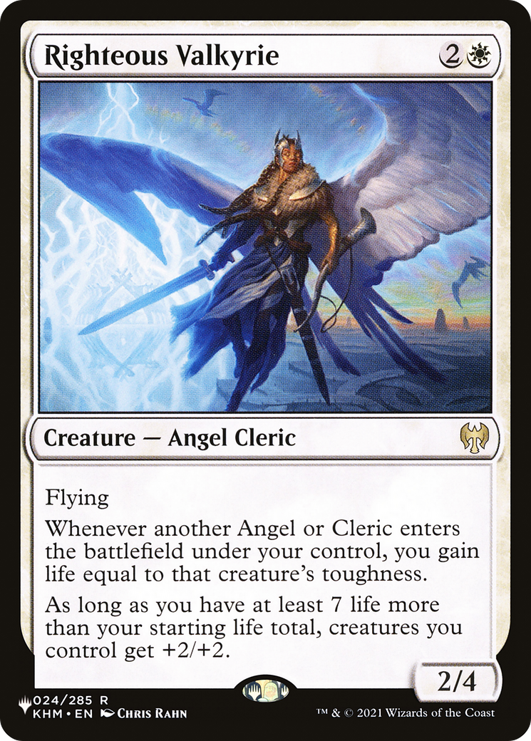 Righteous Valkyrie (LIST-KHM-24) -  Foil