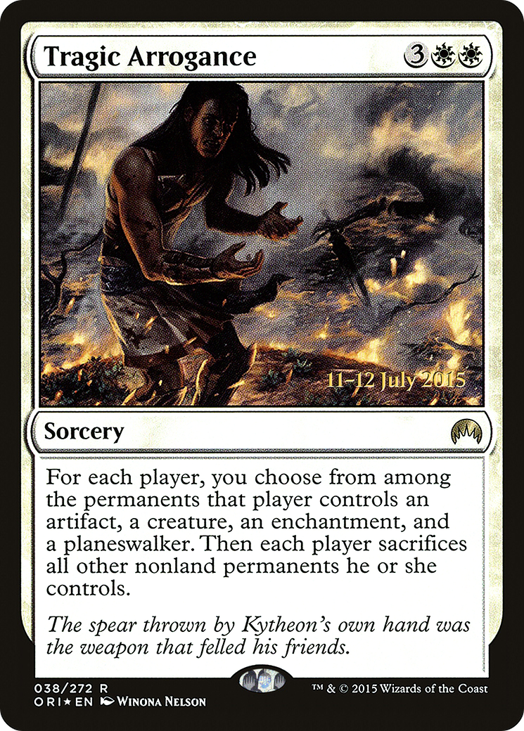 Tragic Arrogance (PRE-38S) -  Foil