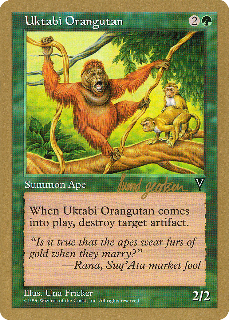 Uktabi Orangutan (WCD-SG123) -