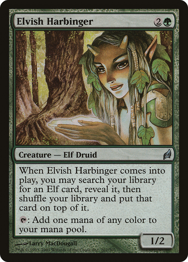 Elvish Harbinger (LRW-207) -  Foil