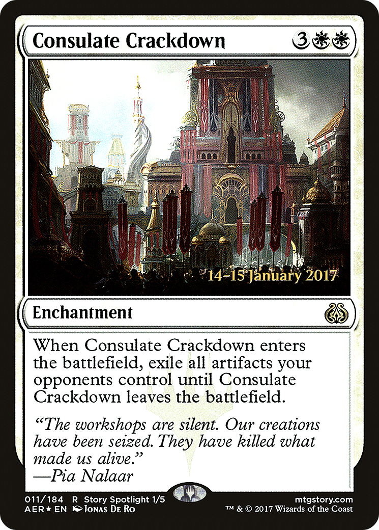 Consulate Crackdown (PRE-11S) -  Foil