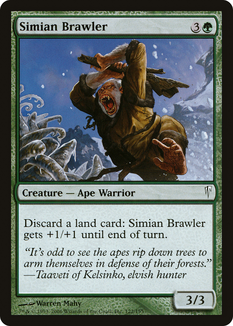 Simian Brawler (CSP-122) -  Foil