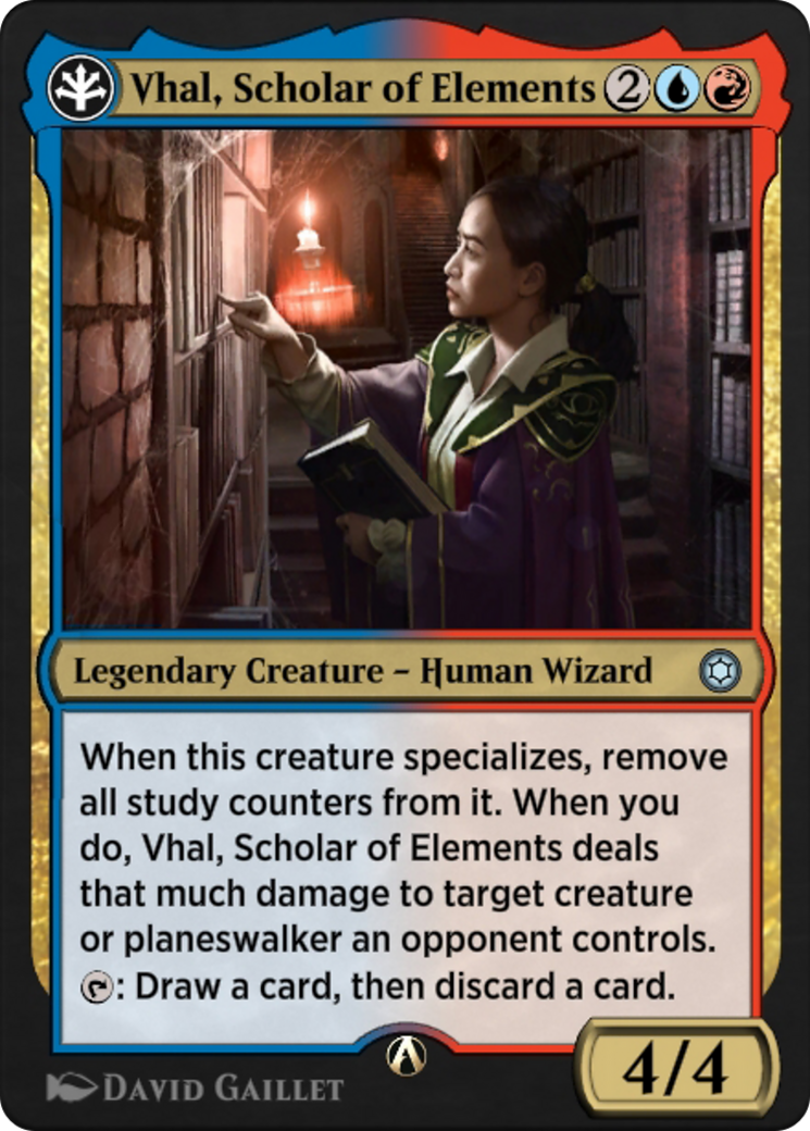 Vhal, Scholar of Elements (HBG-08R) -