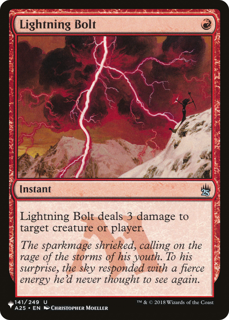 Lightning Bolt (LIST-A25-141) -