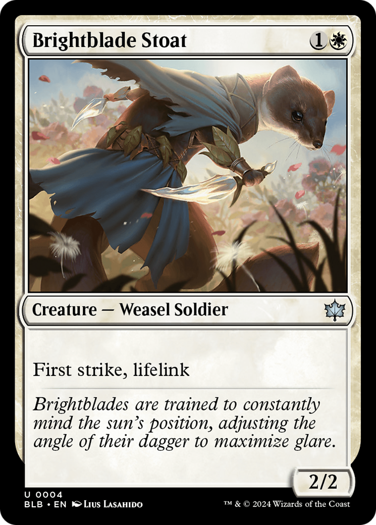 Brightblade Stoat (BLB-004) -  Foil