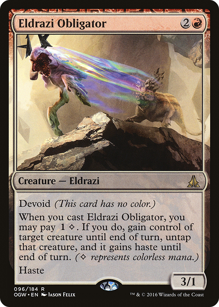 Eldrazi Obligator (OGW-096) - : (devoid)