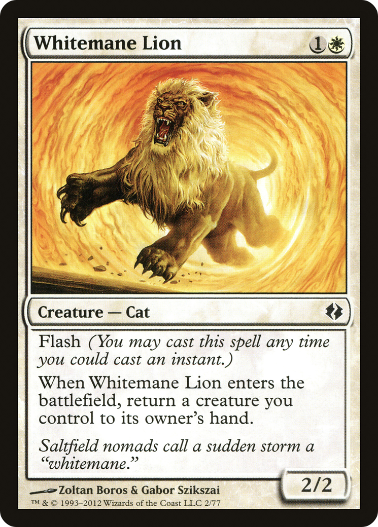 Whitemane Lion (DDI-002) -