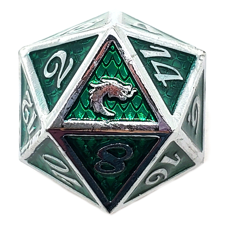 Dragon Scale - Green D20