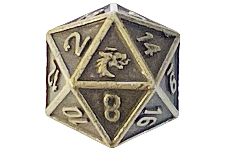 Dwarven Forged - Ancient Gold D20