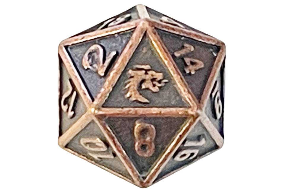 Dwarven Forged - Ancient Bronze D20