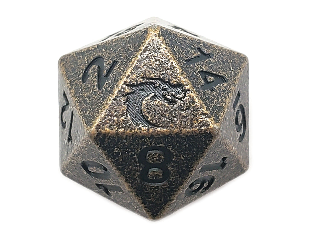 Dwarven Forged - Archaic Gold D20