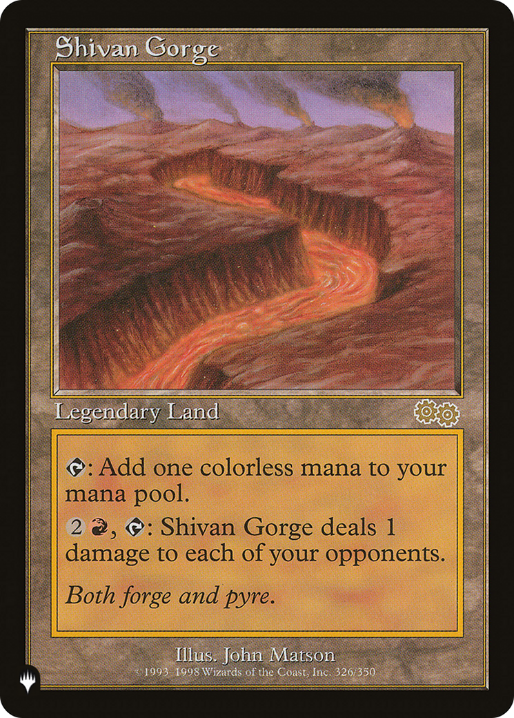 Shivan Gorge (LIST-USG-326) -