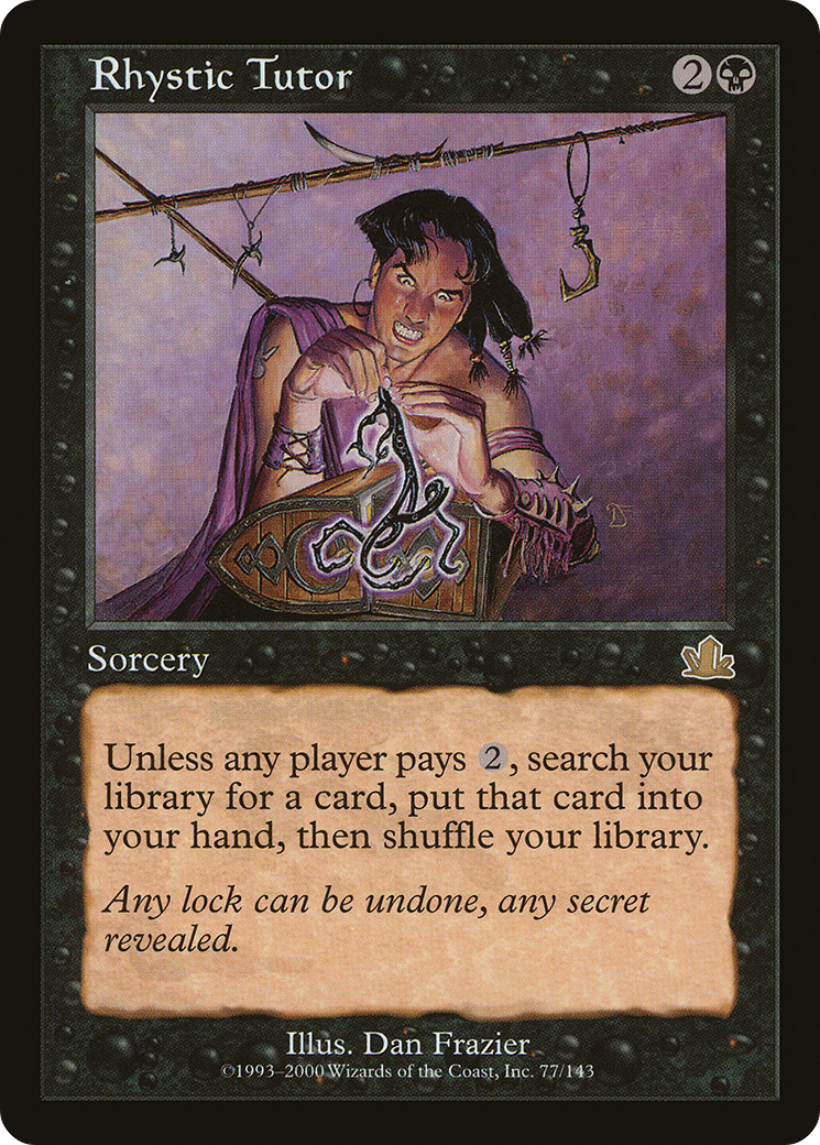 Rhystic Tutor (PCY-077) -  Foil