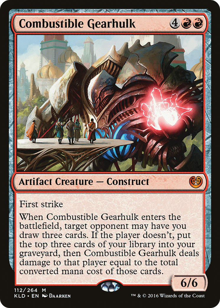 Combustible Gearhulk (KLD-112) -  Foil