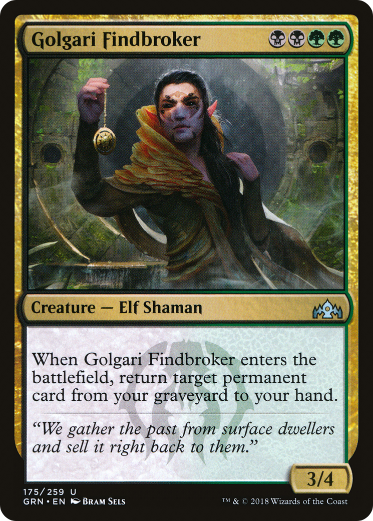 Golgari Findbroker (GRN-175) -  Foil