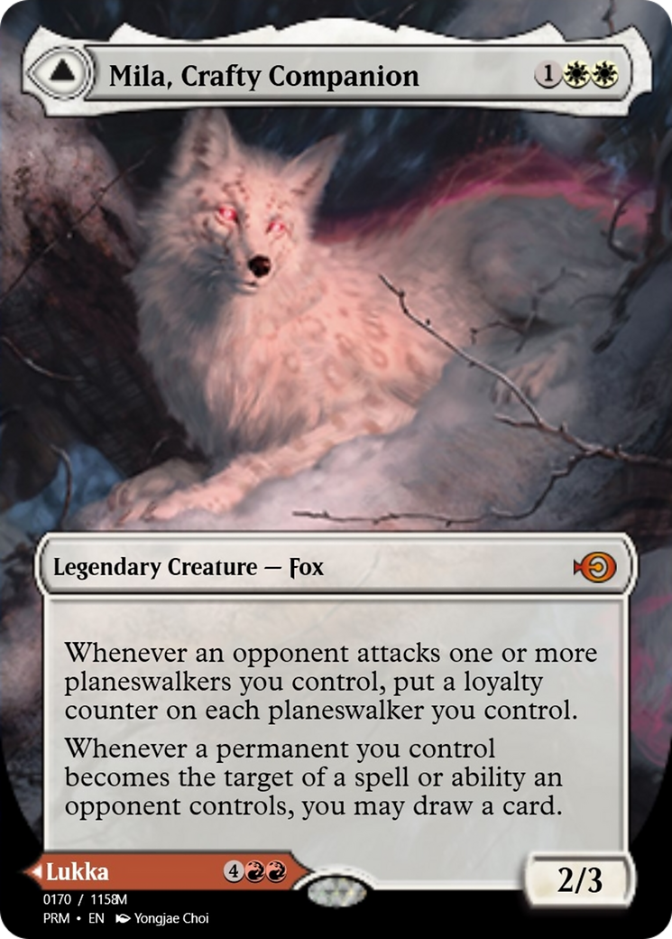 Mila, Crafty Companion // Lukka, Wayward Bonder (PRM-90312) -  Foil