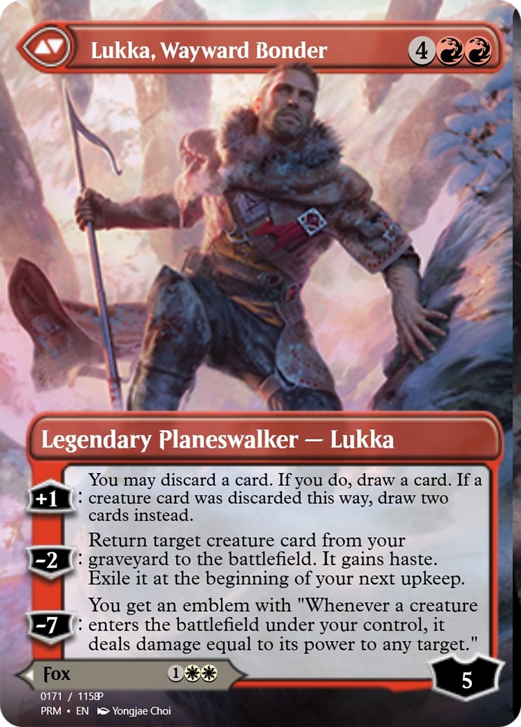 Mila, Crafty Companion // Lukka, Wayward Bonder (PRM-90312) -