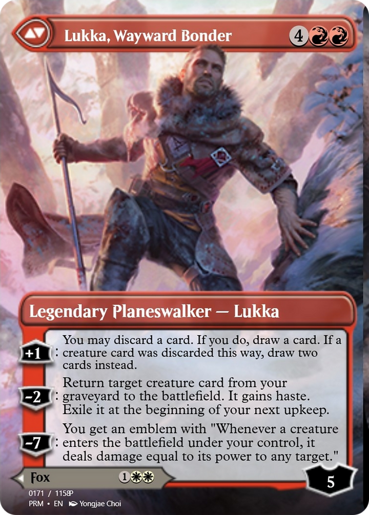 Mila, Crafty Companion // Lukka, Wayward Bonder (PRM-90312) -