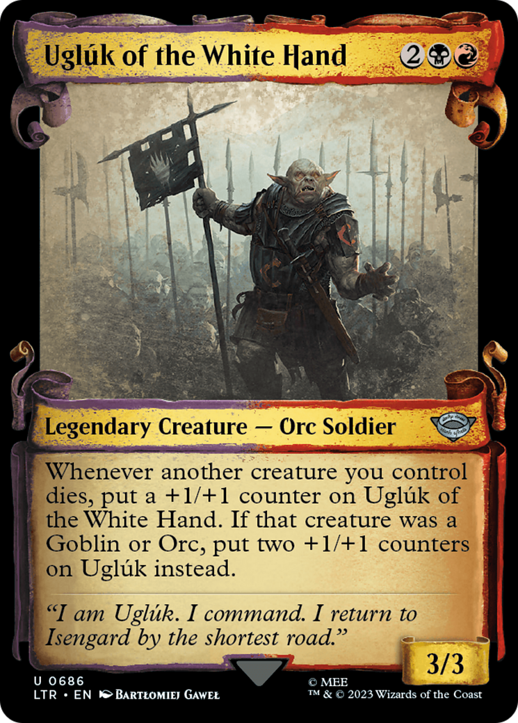 Uglúk of the White Hand (LTR-686) - : (Showcase)