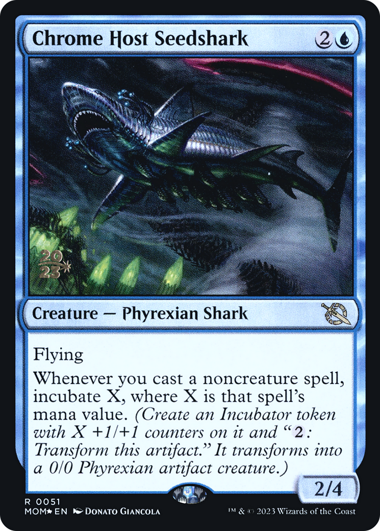 Chrome Host Seedshark (PRE-51S) -  Foil